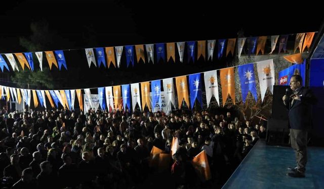 Pekdemir’in Aktepe buluşması mitinge dönüştü