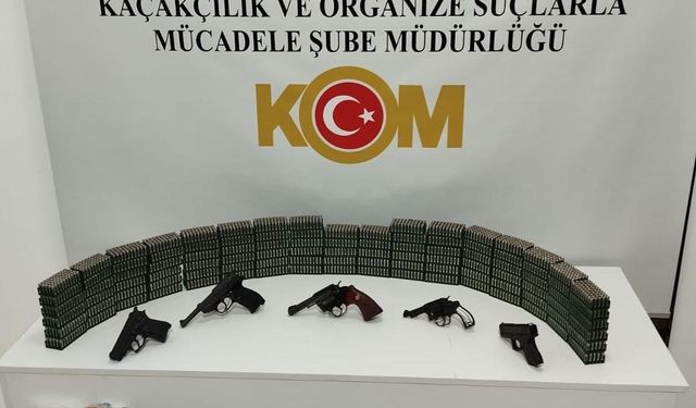 Samsun merkezli silah ve mermi operasyonu: Dondurucuda silah ele geçirildi