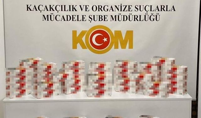 Samsun’da 15 bin 400 adet sahte bandrollü makaron ele geçirildi