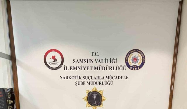 Samsun’da 18 bin 998 adet sentetik ecza ele geçirildi