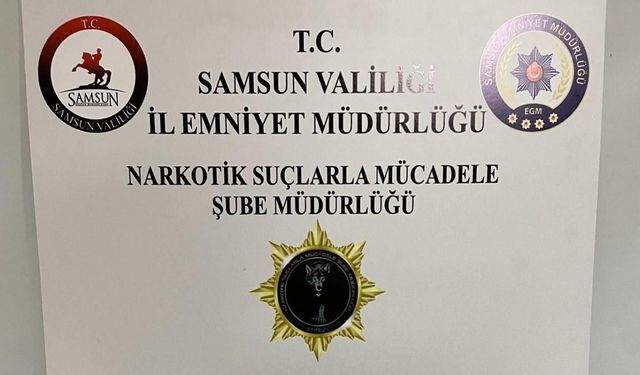 Samsun’da 703 adet captagon hap ele geçirildi: 1 gözaltı