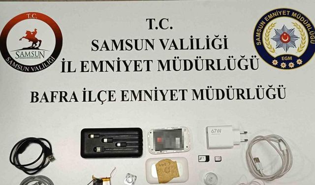 Samsun’da polis ehliyet sınavı için kiralanan kopya düzeneği ele geçirdi