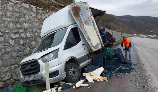 Samsun’da tır, arıza yapan kamyoneti biçti: 1 yaralı