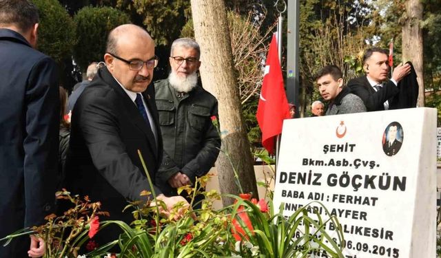 Şehitler minnet ve şükranla anıldı