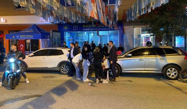 Sürücünün dengesini kaybettiği motosiklet devrildi: 1 yaralı