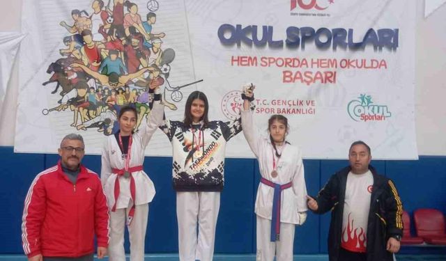 Tomarzalı gençler, Taekwondo Şampiyonası’nda dereceye girdi