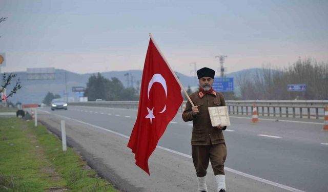 "Torundan Dedeye Vefa Yürüyüşü" Keşan’a ulaştı