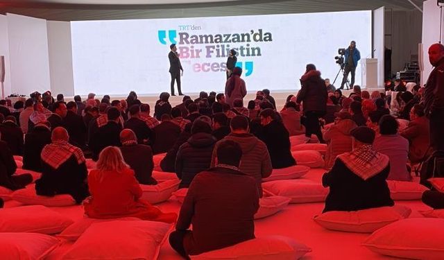 TRT’nin "Ramazan’da Bir Filistin Gecesi" etkinliğinin ilki düzenlendi