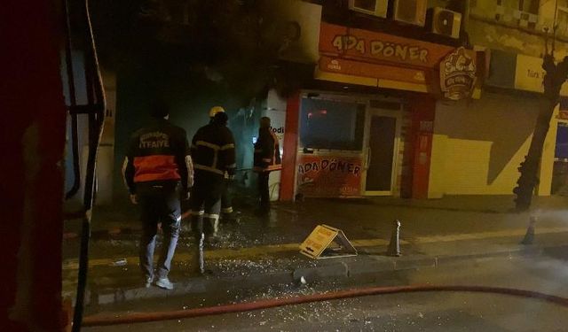 Uzunköprü’de kundaklanan dükkan küle döndü