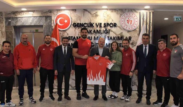 Vali Dallı’dan olimpiyatlara hazırlanan şampiyon sporculara moral desteği