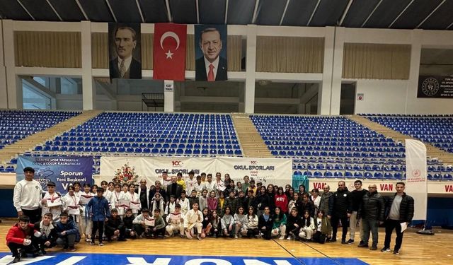 Van’da judo grup müsabakaları sona erdi