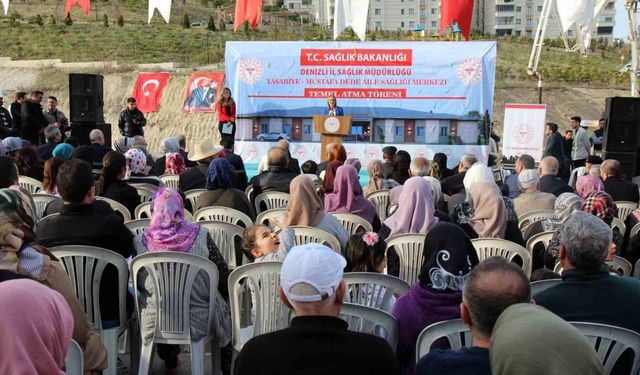 Yaşariye - Mustafa Dede Aile Sağlığı Merkezinin temeli törenle atıldı