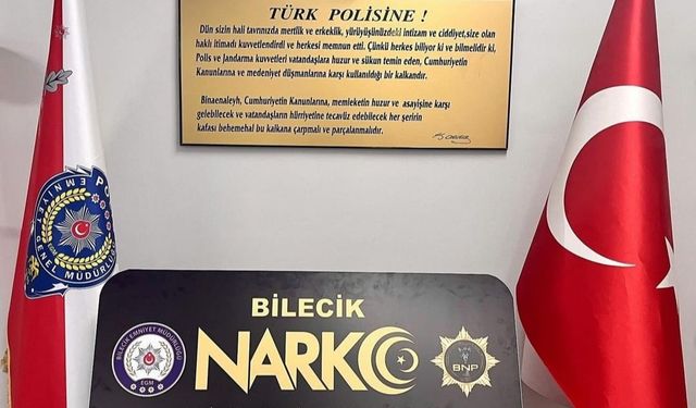 Bilecik'te uyuşturucu operasyonunda yakalanan 2 şüpheli tutuklandı