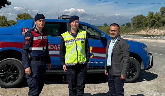 Çanakkale Valisi Aktaş trafik denetimine katıldı