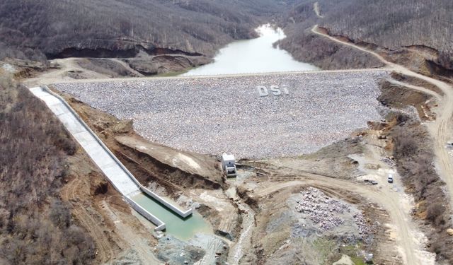 Elmabahçe Barajı su tutmaya başladı