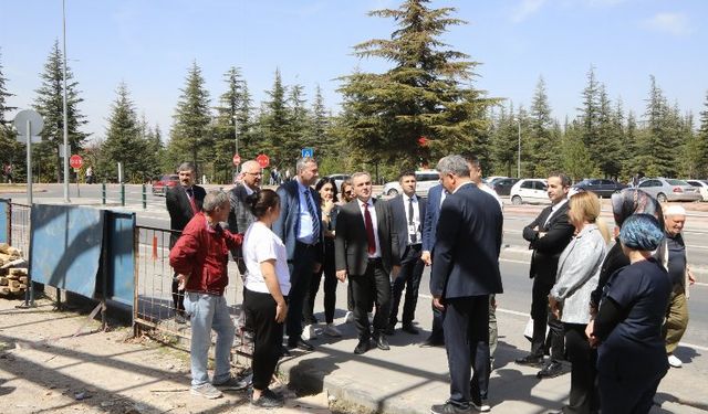 Erciyes Üniversitesi’nde yapımı devam eden projeler hayata geçiriliyor