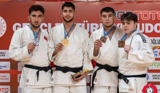 Judo şampiyonları Ordu'dan çıktı