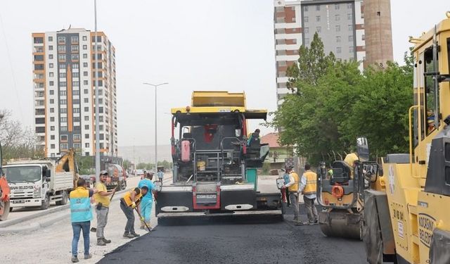 Kayseri Kocasinan'da can damarı yol tamamlanıyor