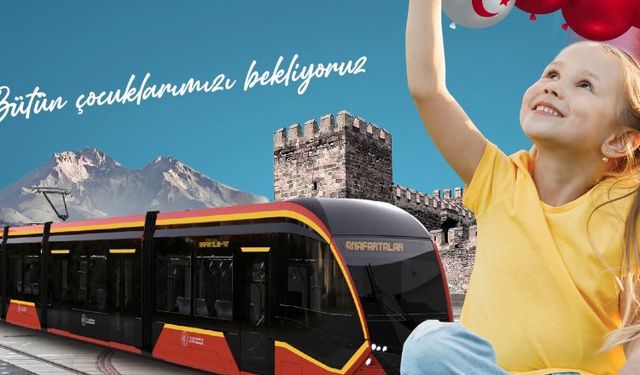 Kayseri'nin 23 Nisan’a özel “Çocuk Treni” yola çıkıyor