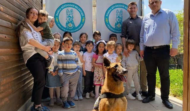 Manisa Kula'da miniklere afet eğitimi