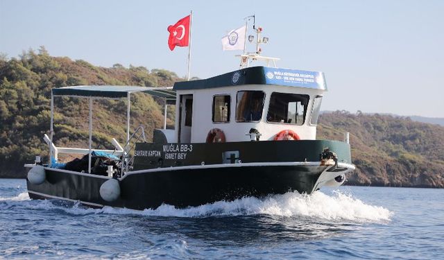 Muğla'da atık alım tekneleri sezona hazır