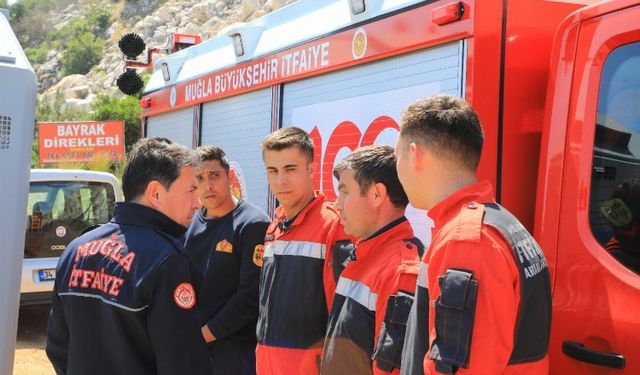 Muğlalı ekipler teleferik kazasında görev aldı