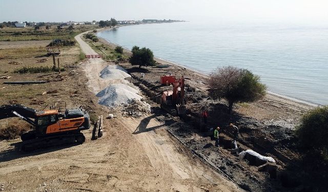 Ören kanalizasyon çalışmasında 25 bin metre tamamlandı