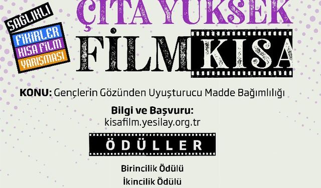 Yeşilay'dan gençlere kısa film yarışması