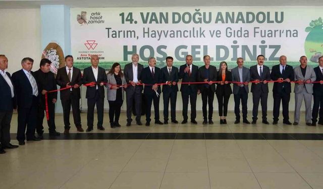 14. Van Doğu Anadolu Tarım Hayvancılık ve Gıda Fuarı kapılarını açtı