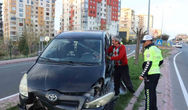 7 kişinin yaralandığı kaza kamerada