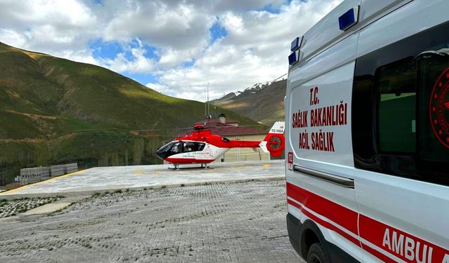 Ambulans helikopter 4 ayda 61 hasta taşıdı