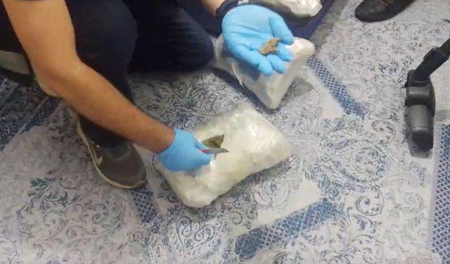 Antalya’da 34 kilogram uyuşturucu ele geçirilen operasyonda 1 kişi tutuklandı