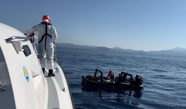 Aydın’da 1 günde 68 düzensiz göçmen kurtarıldı