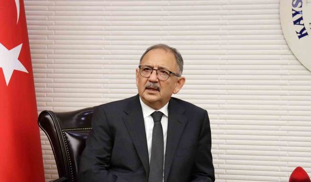 Bakan Özhaseki: “İstanbul’da 14 tane konutu tedbir amaçlı boşalttık”