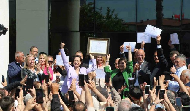 Başkan Ceritoğlu Sengel mazbatasını aldı