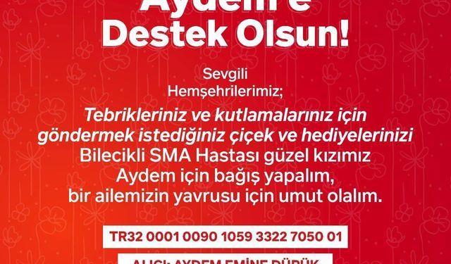 Bilecik Belediye Başkanı seçilen Melek Mızrak Subaşı’dan özel bir istek