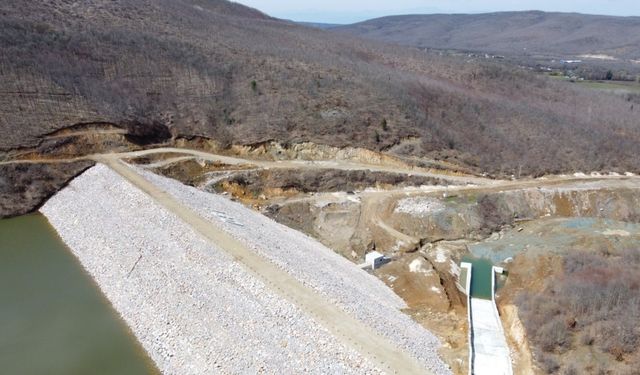 Bilecik’te Elmabahçe Barajı’nda su tutulmaya başlandı