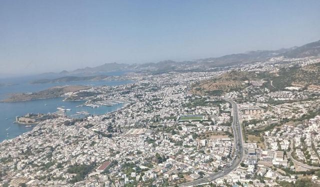 Bodrum’da havadan ceza yağdı