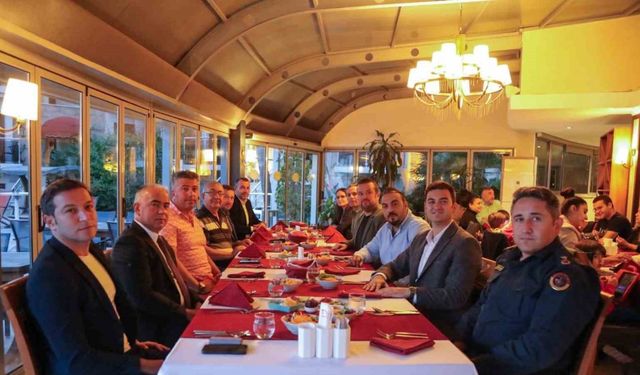 Bodrumlu gazeteciler protokol ile iftarda buluştu