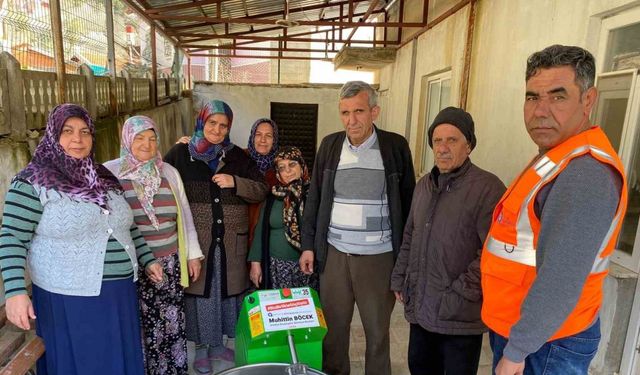 Büyükşehirden kadınlara hamur karma, ceviz ve salça makinesi