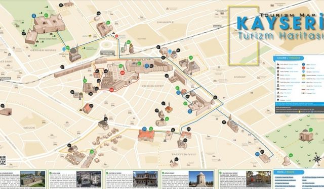 Büyükşehir’den Kayseri turizm haritası