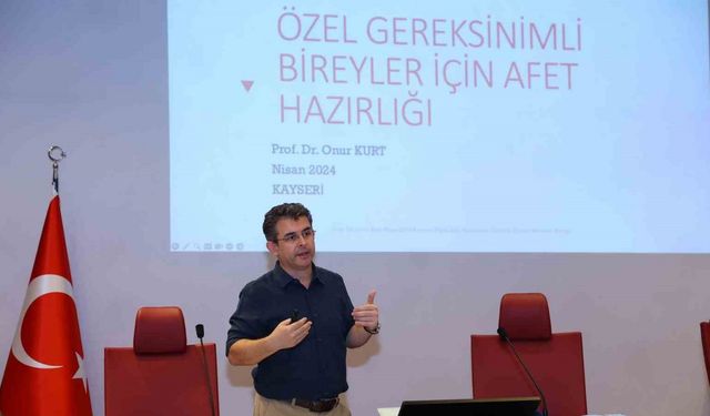 Büyükşehir’den ‘Özel Gereksinimli Bireyler İçin Afet Hazırlığı’ semineri