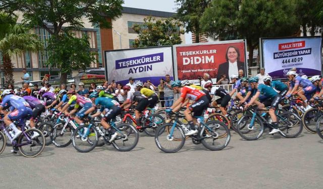 Cumhurbaşkanlığı Bisiklet Turu’na bisikletçiler Didim’de karşılandı