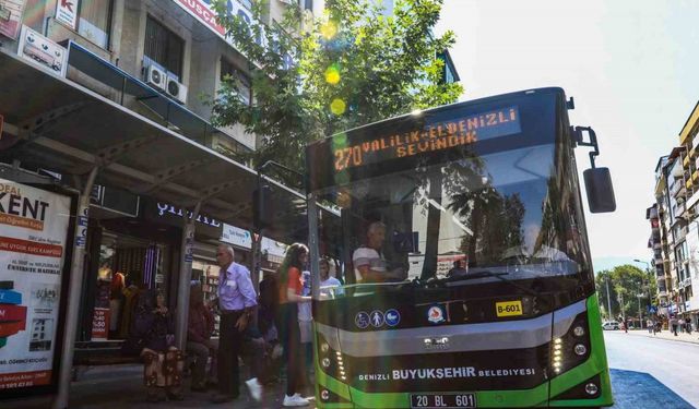 Denizli Büyükşehir otobüsleri EKPSS’ye gireceklere ücretsiz