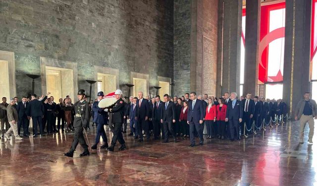 Devlet erkanı Anıtkabir’de