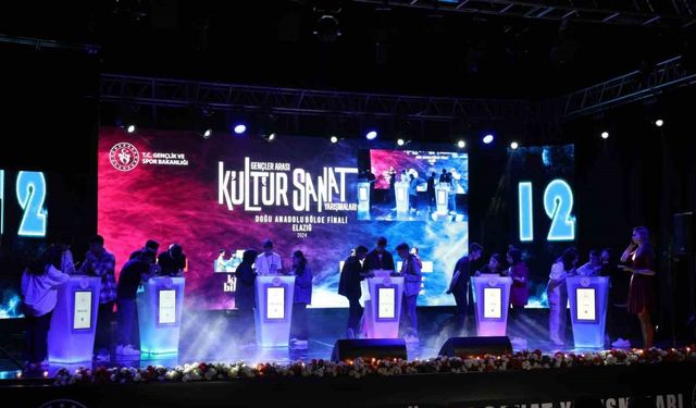 Elazığ’da ’gençler arası kültür ve sanat yarışmaları finalleri’ başladı