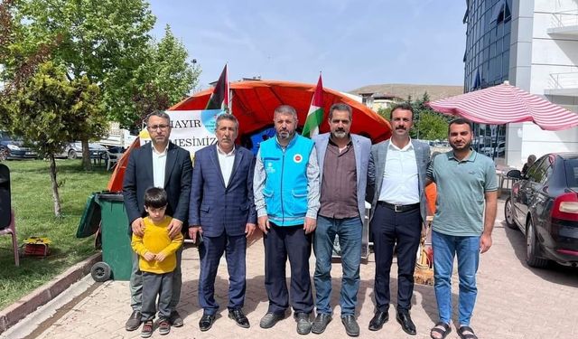 Elazığ’daki kampanyada elde edilen 263 bin lira Filistin’e gönderildi