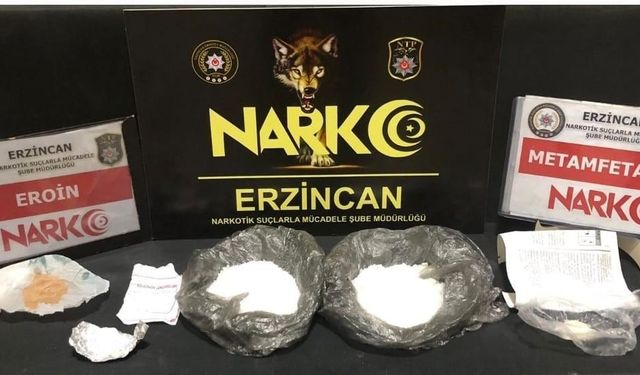 Erzincan polisi uyuşturucuya geçit vermiyor