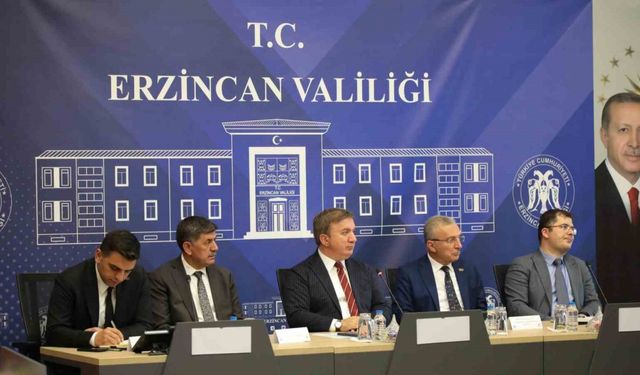 Erzincan’daki yatırımlar değerlendirildi