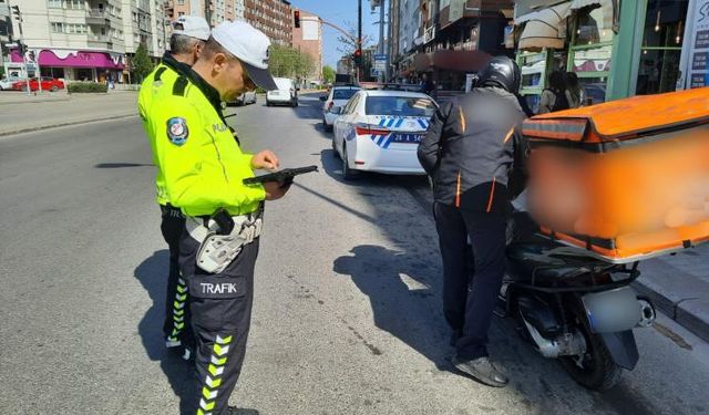 Eskişehir’de bayram tatilinde 542 sürücüye ceza kesildi